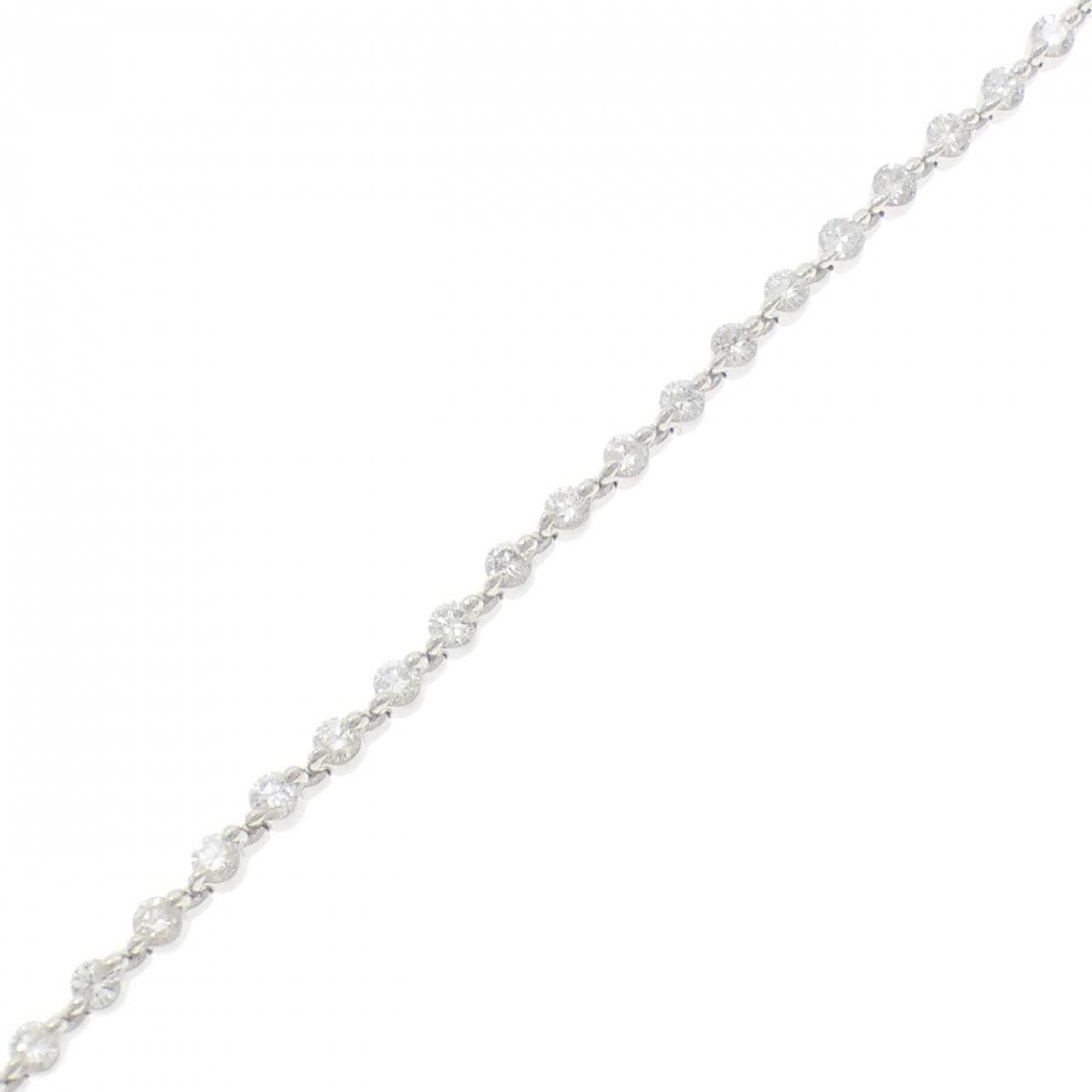 PT950 ダイヤモンド ブレスレット 1.79CT