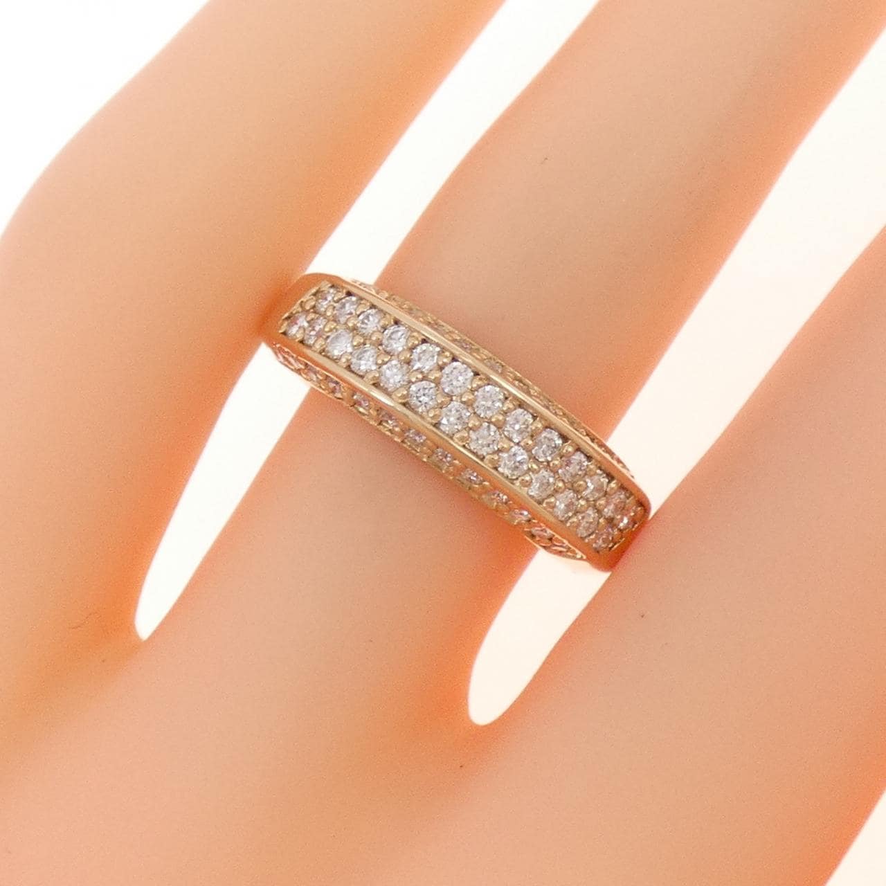 K18PG ダイヤモンド リング 0.50CT