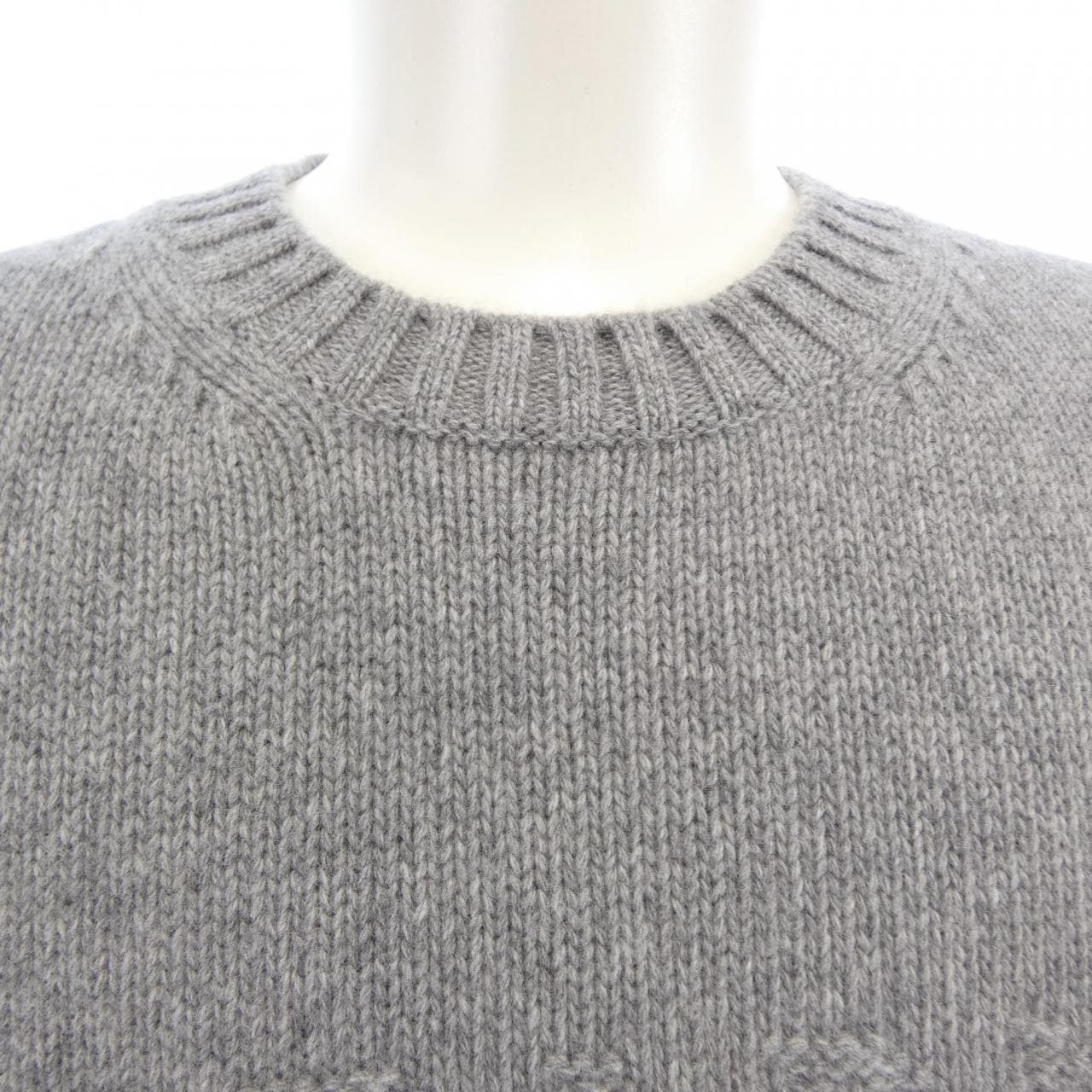 プラダ PRADA ウールxカシミヤ クルーネック セーター UMB645 S232 13HI ニット