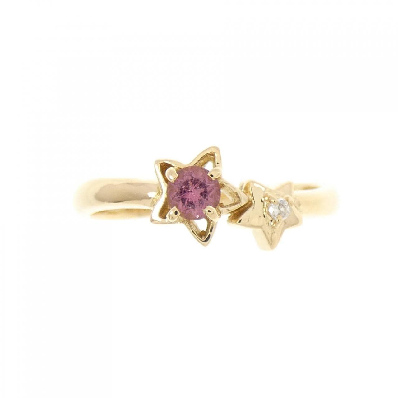 K18YG Star Tourmaline Ring