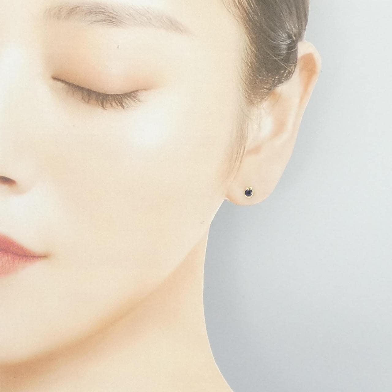 K18YG サファイヤ ピアス