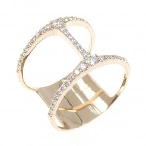 K18PG ダイヤモンド リング 0.50CT