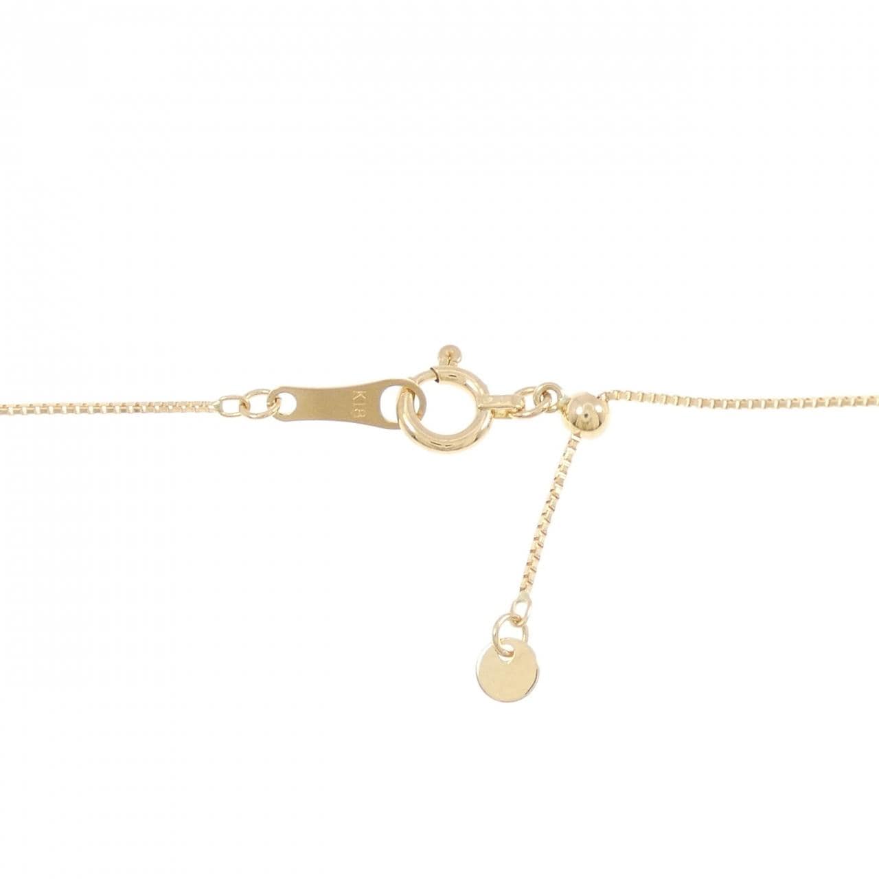 K18YG ダイヤモンド ネックレス 0.20CT