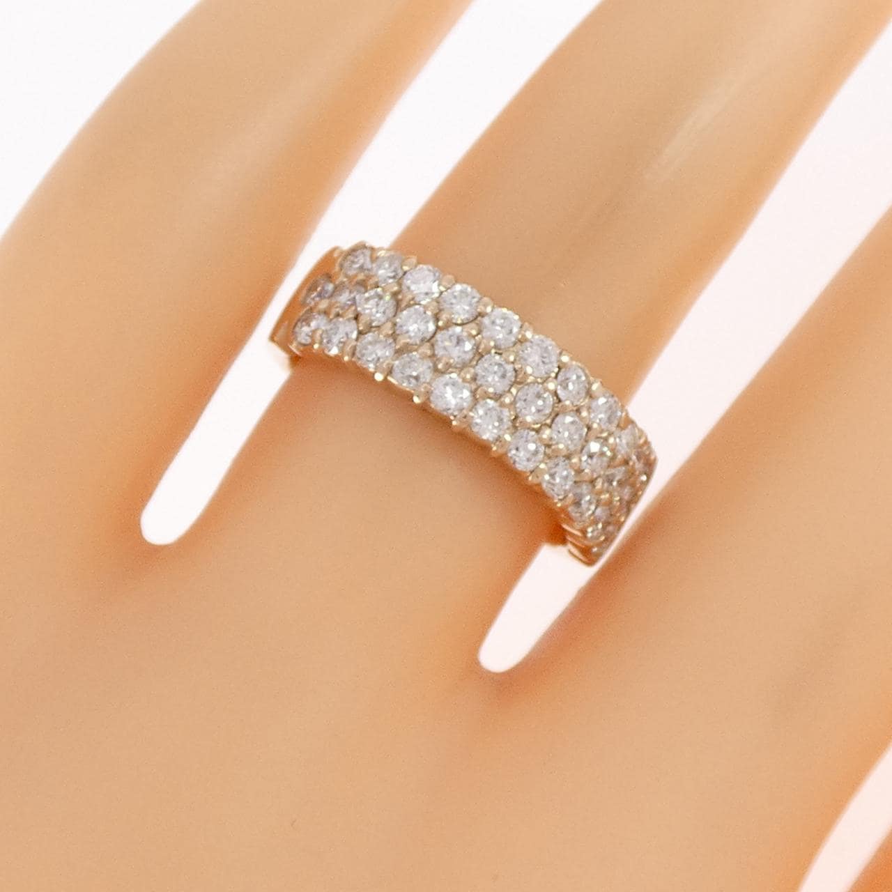 K18PG ダイヤモンド リング 1.00CT