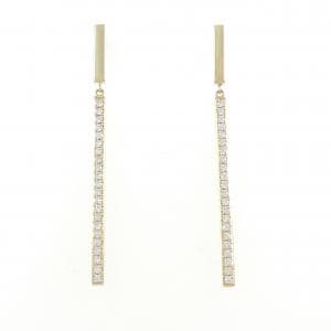 K18YG ダイヤモンド ピアス 0.32CT