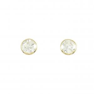 【リメイク】K18YG/ST ダイヤモンド ピアス 0.663CT 0.715CT I I1 VG-GOOD
