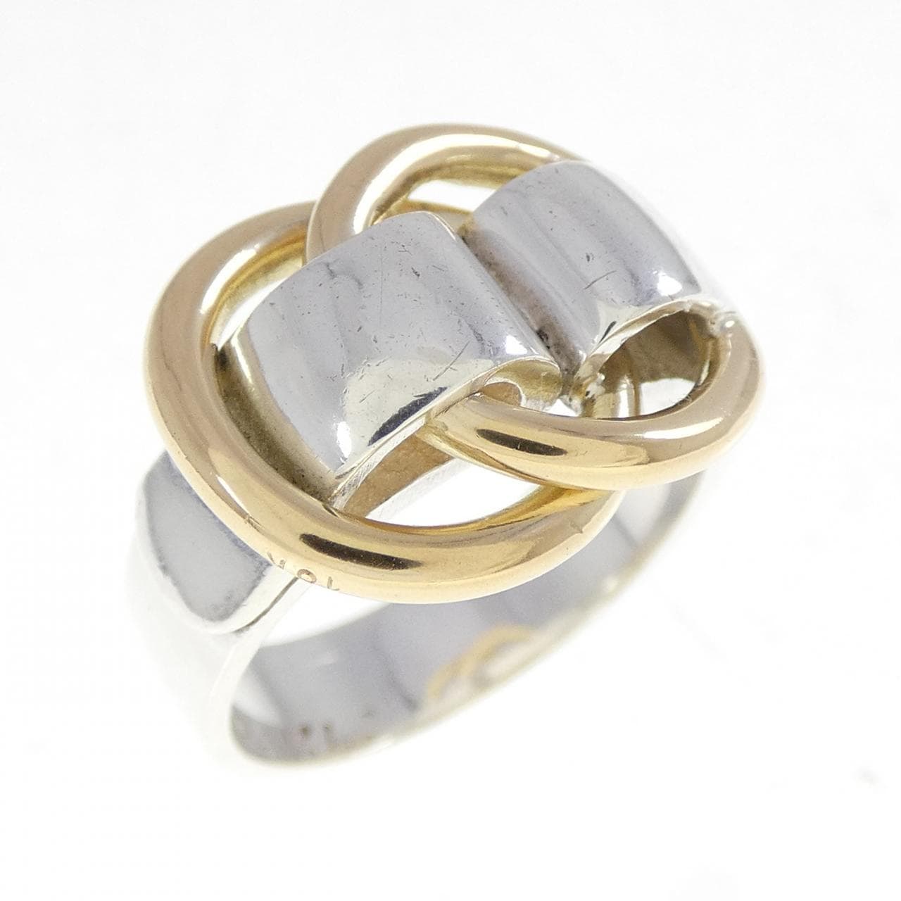 【ヴィンテージ】エルメス ドゥ ア ノー リング