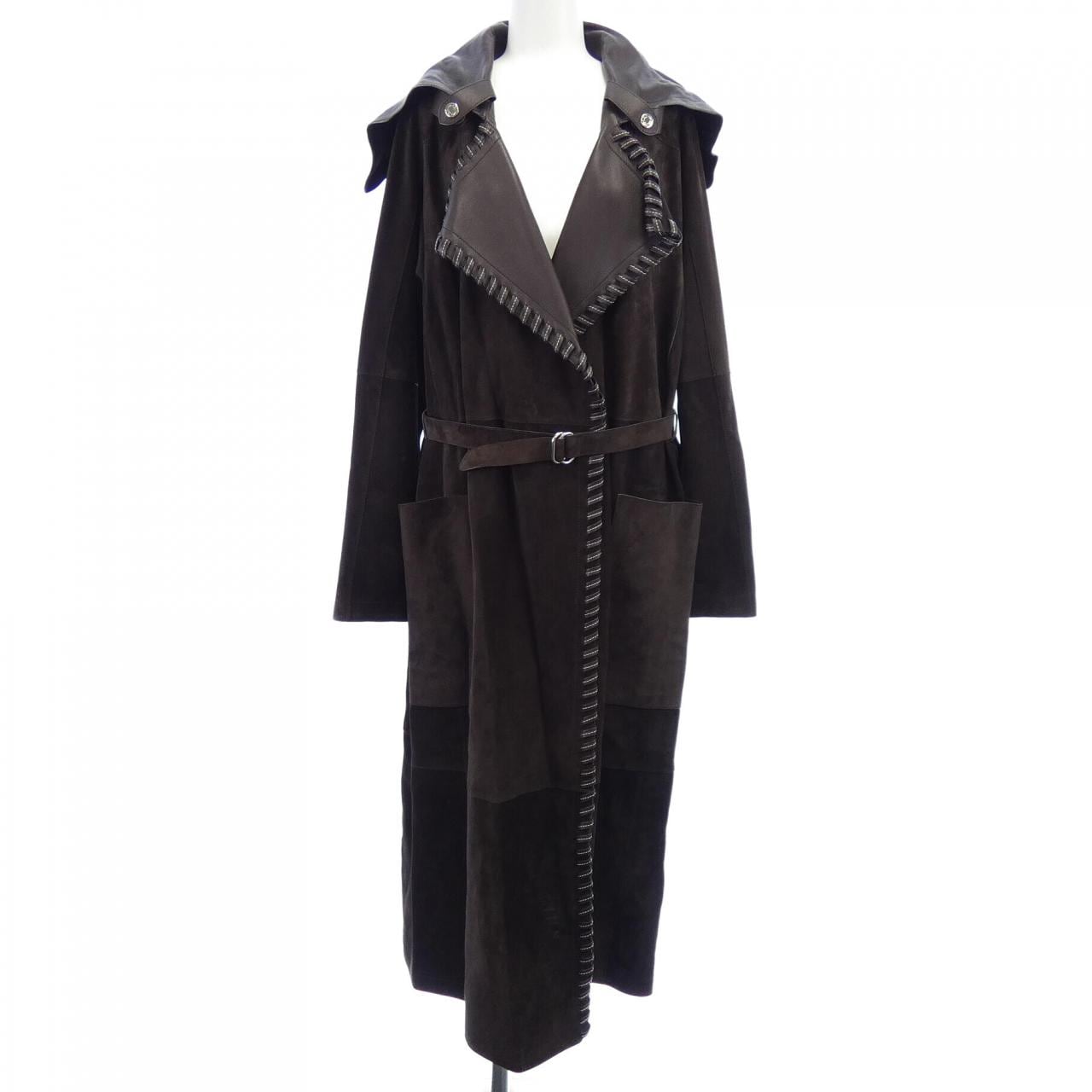 エルメス HERMES *16-7006 レザーコート