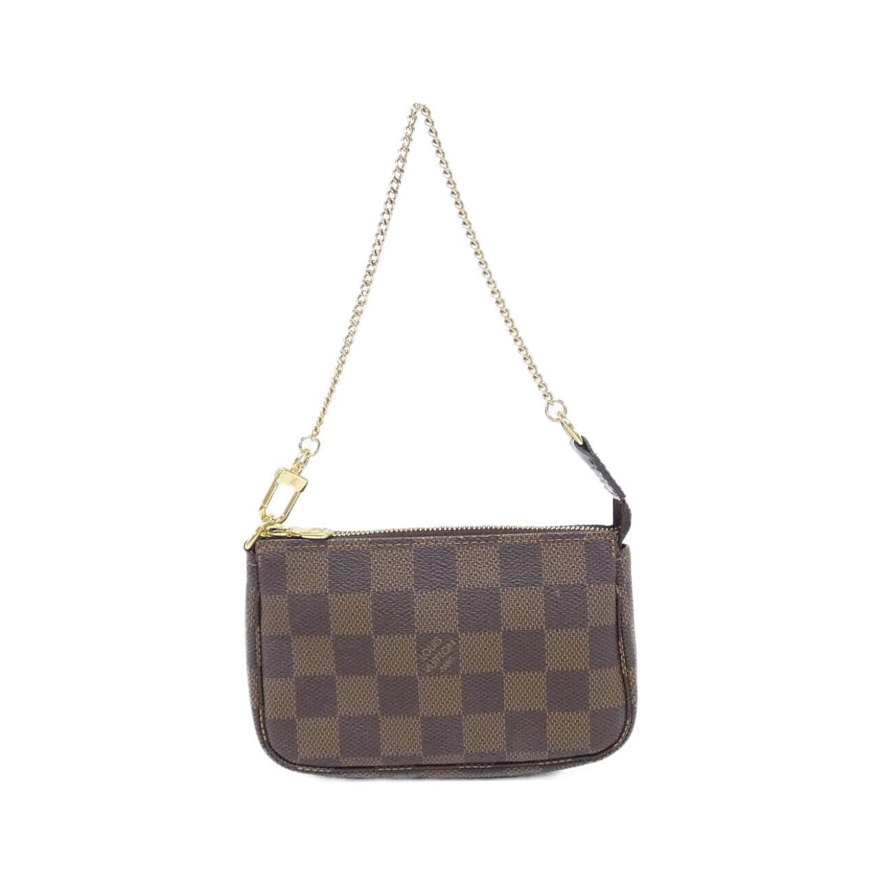 ルイヴィトン ダミエ ミニ ポシェット アクセソワール N58009 アクセサリーポーチ