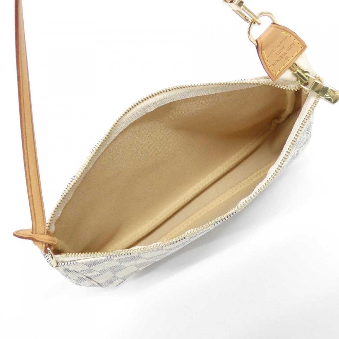 ルイヴィトン ダミエ アズール ポシェット アクセソワール N51986 アクセサリーポーチ