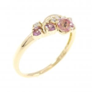 K18YG トルマリン リング