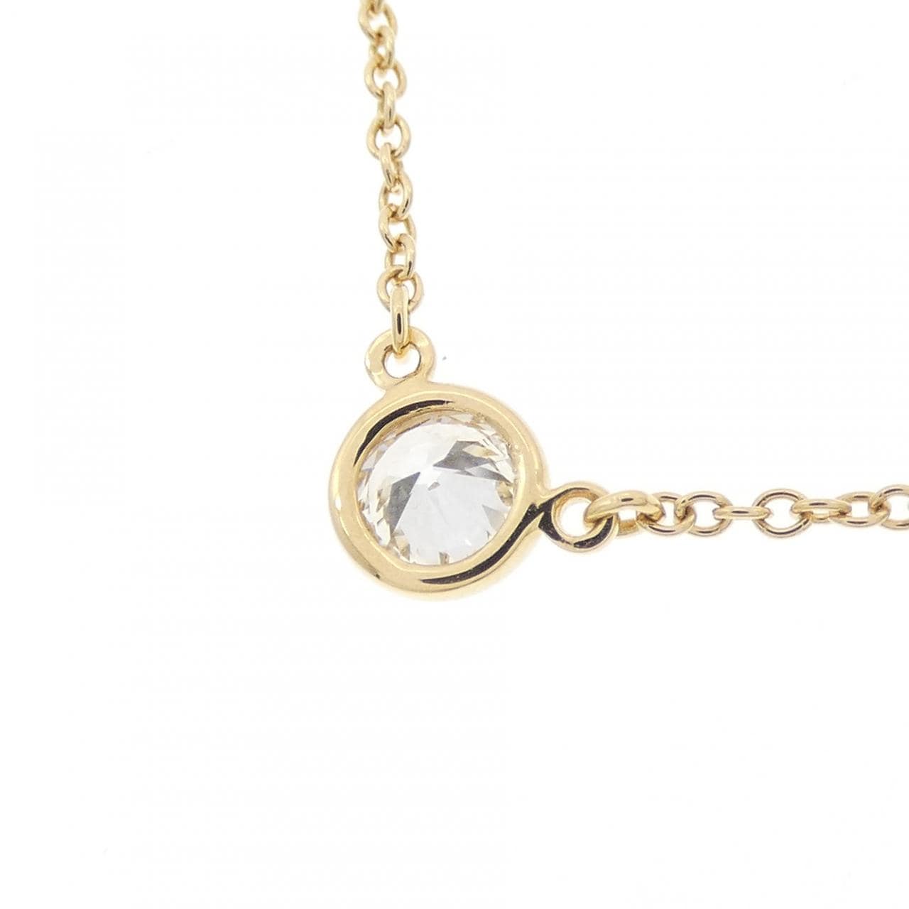 ティファニー バイザヤード ネックレス 0.22CT G VS1 EXT