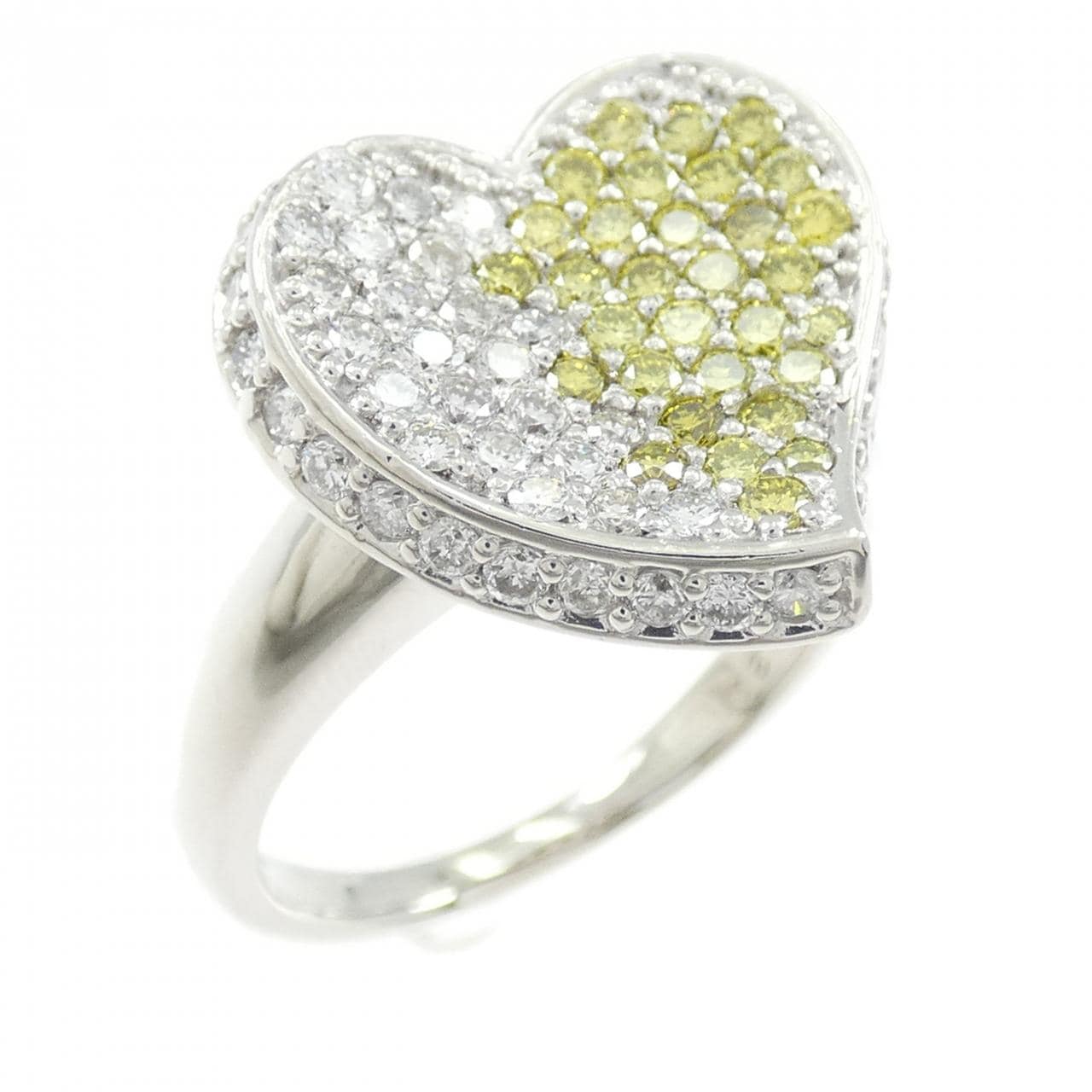 PT900 ハート ダイヤモンド リング 1.20CT