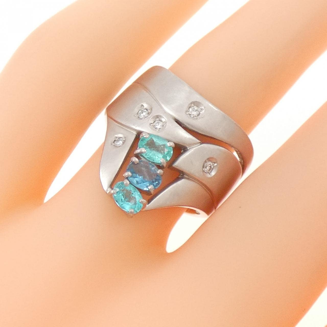 水野薫子 トルマリン リング 0.47CT