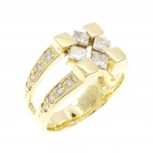 K18YG ダイヤモンド リング 1.00CT