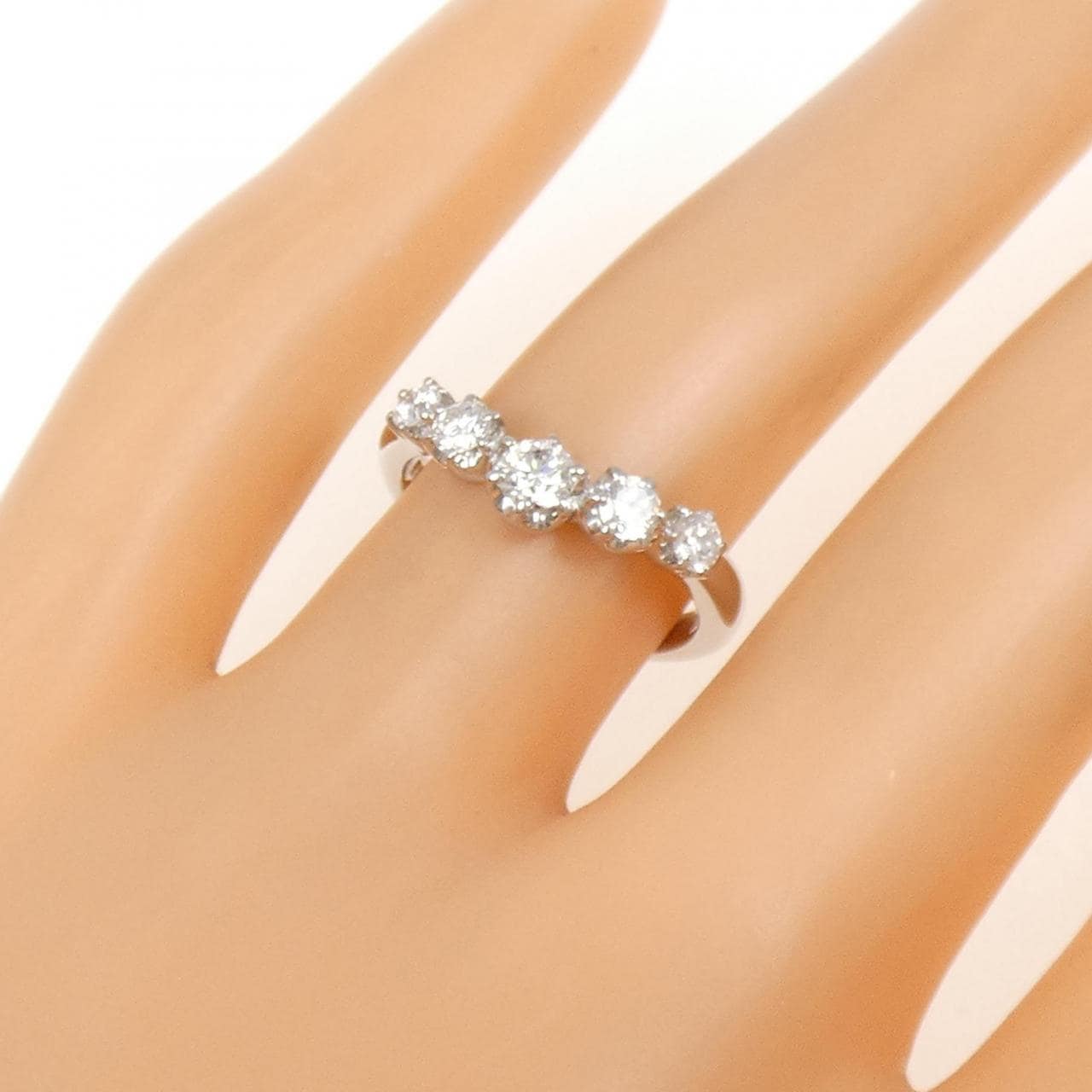 PT900 Diamond Ring 0.50CT