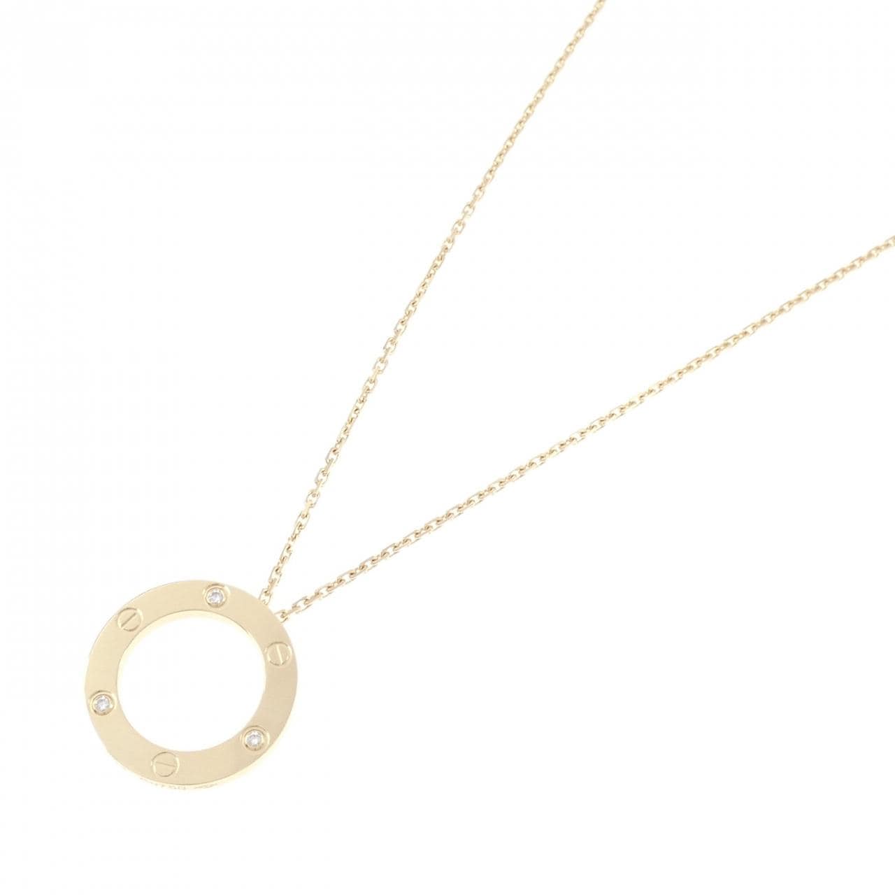 カルティエ ラブネックレス ハーフダイヤ