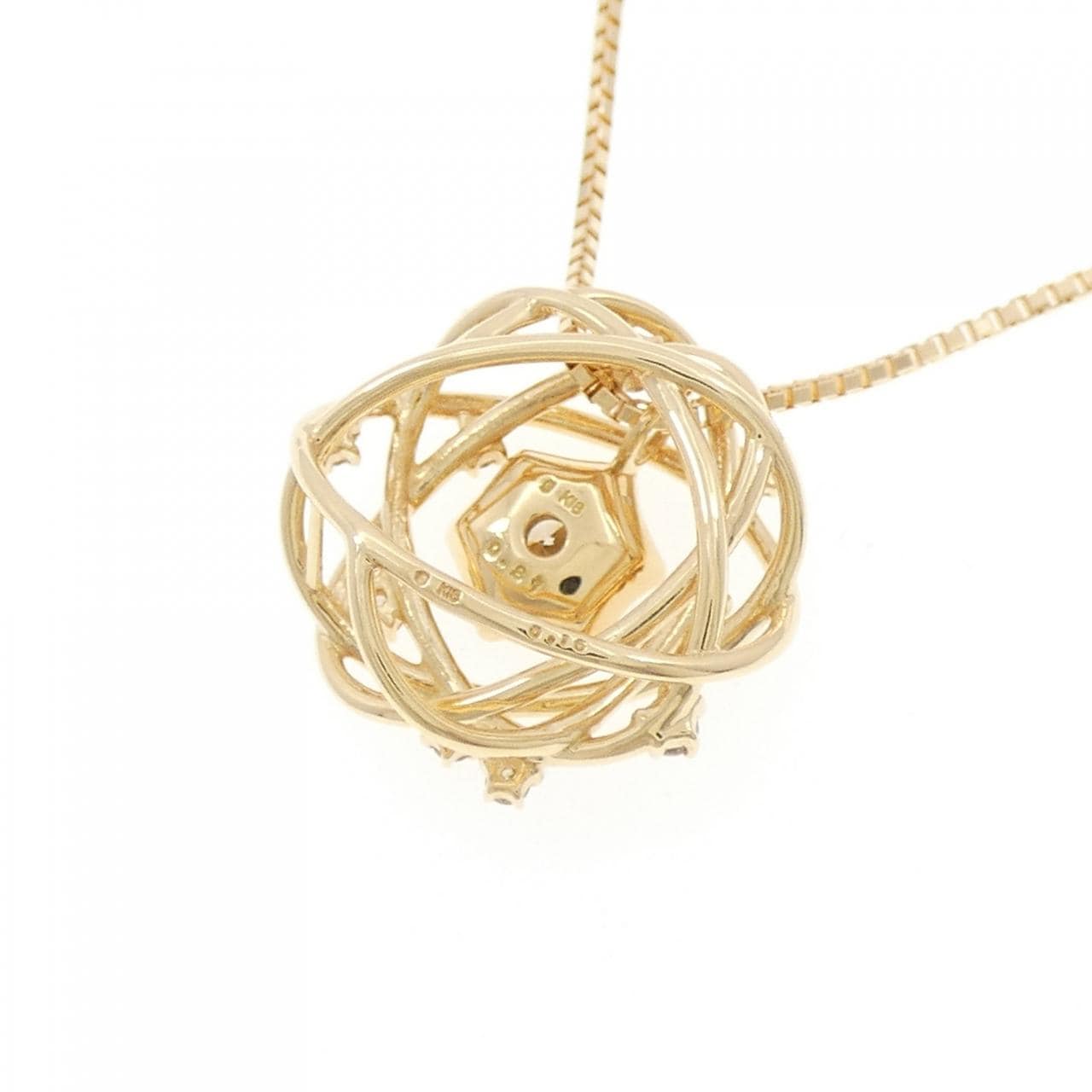 K18YG ダイヤモンド ネックレス 0.31CT