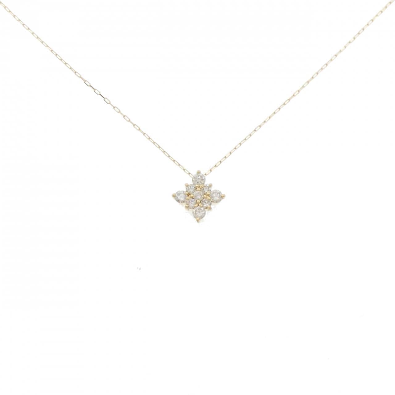 【新品】K18YG ダイヤモンド ネックレス 0.20CT