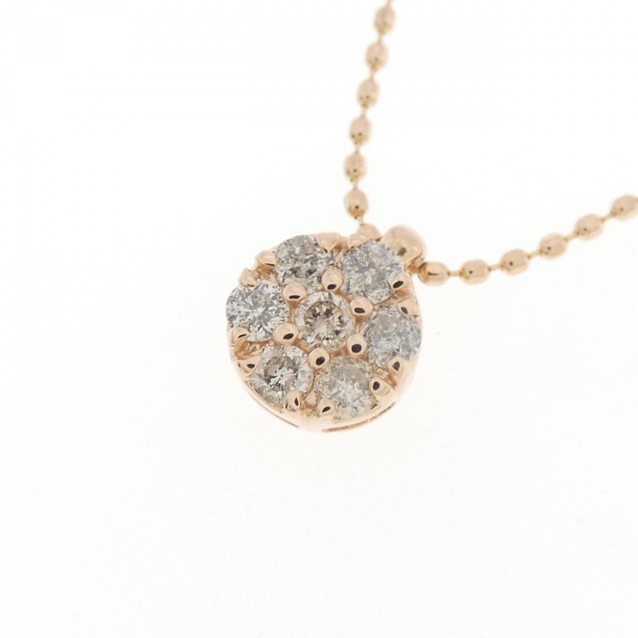 K10PG ダイヤモンド ネックレス 0.20CT