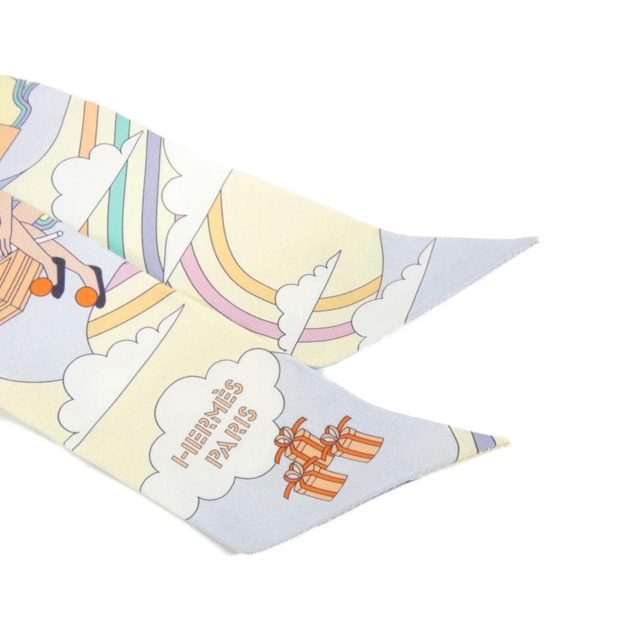 【未使用品】エルメス CARRES VOLANTS ツイリー 063849S スカーフ