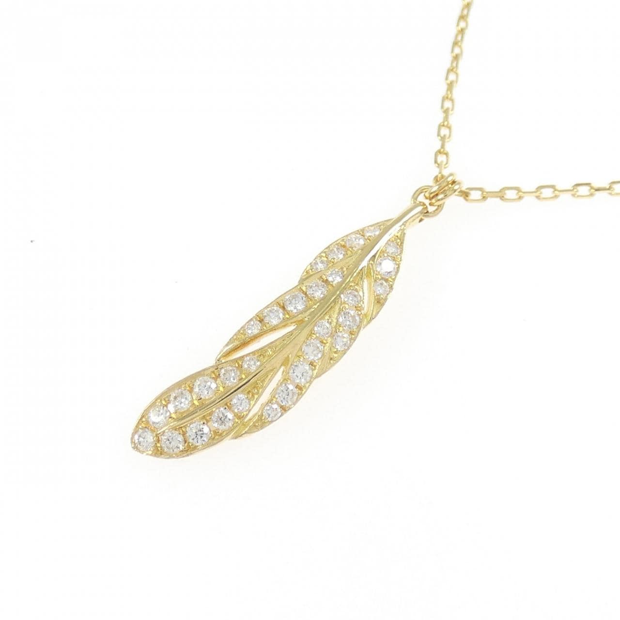 アーカー ウイングスイング ロング ネックレス 0.16CT