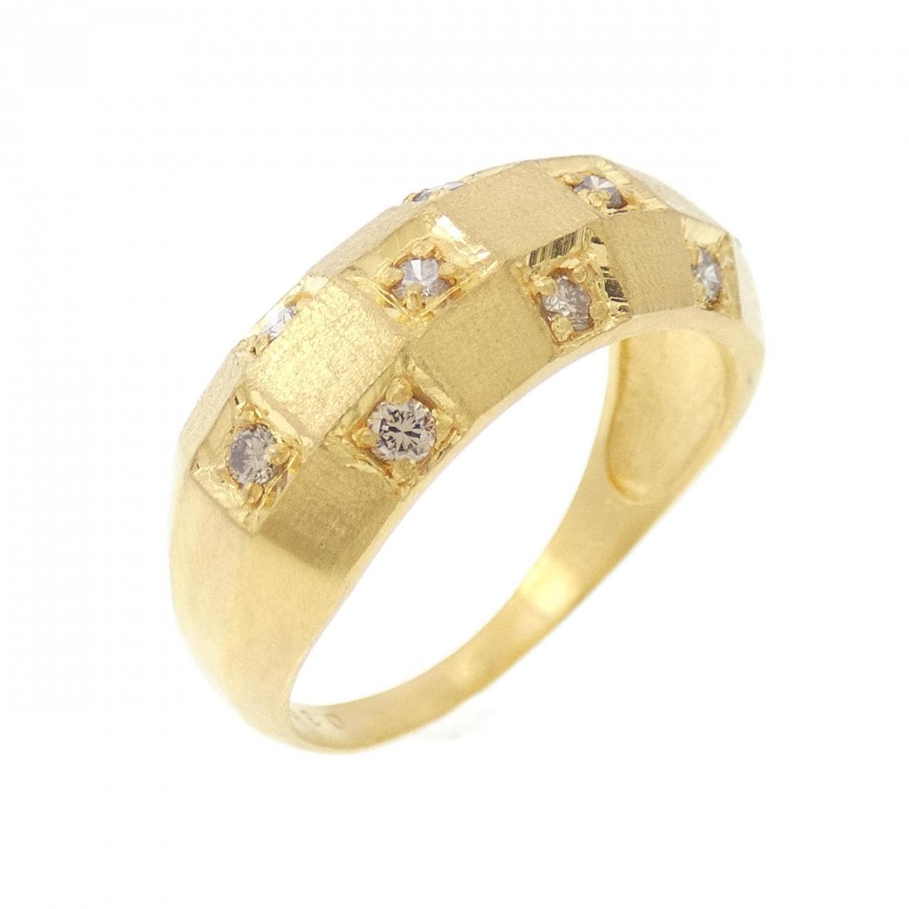 K24YG ダイヤモンド リング 0.30CT