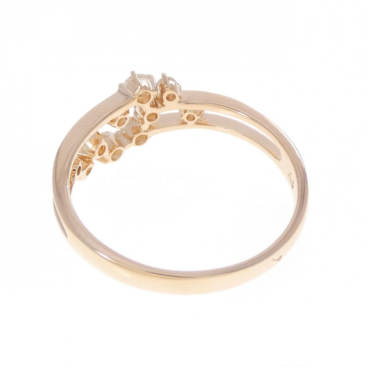 K18PG ダイヤモンド リング 0.30CT