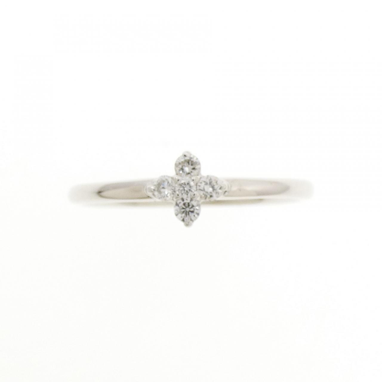 K18WG ダイヤモンド リング 0.09CT