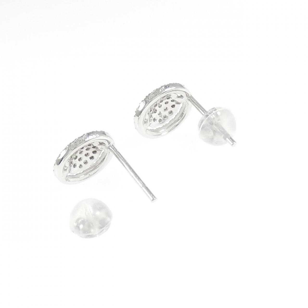K18WG ダイヤモンド ピアス 0.28CT