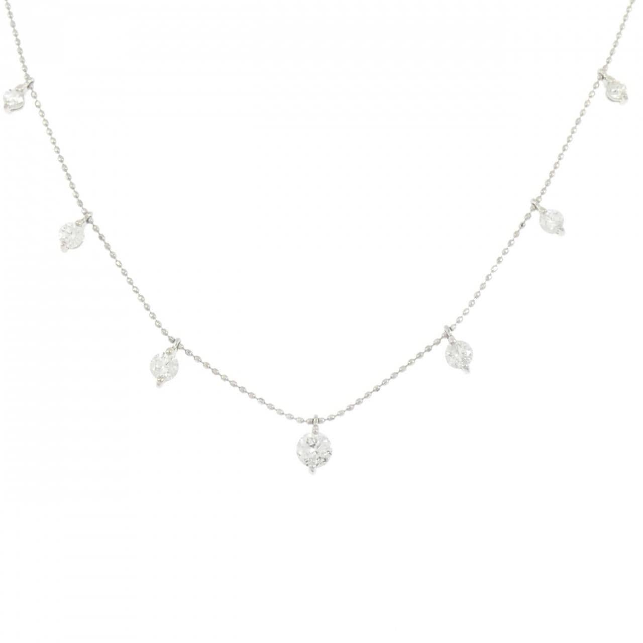 PT900/PT850 ダイヤモンド ネックレス 1.00CT