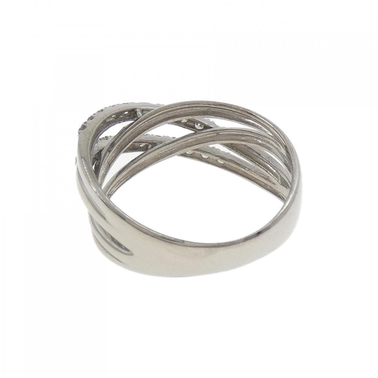 K18WG ダイヤモンド リング 0.30CT