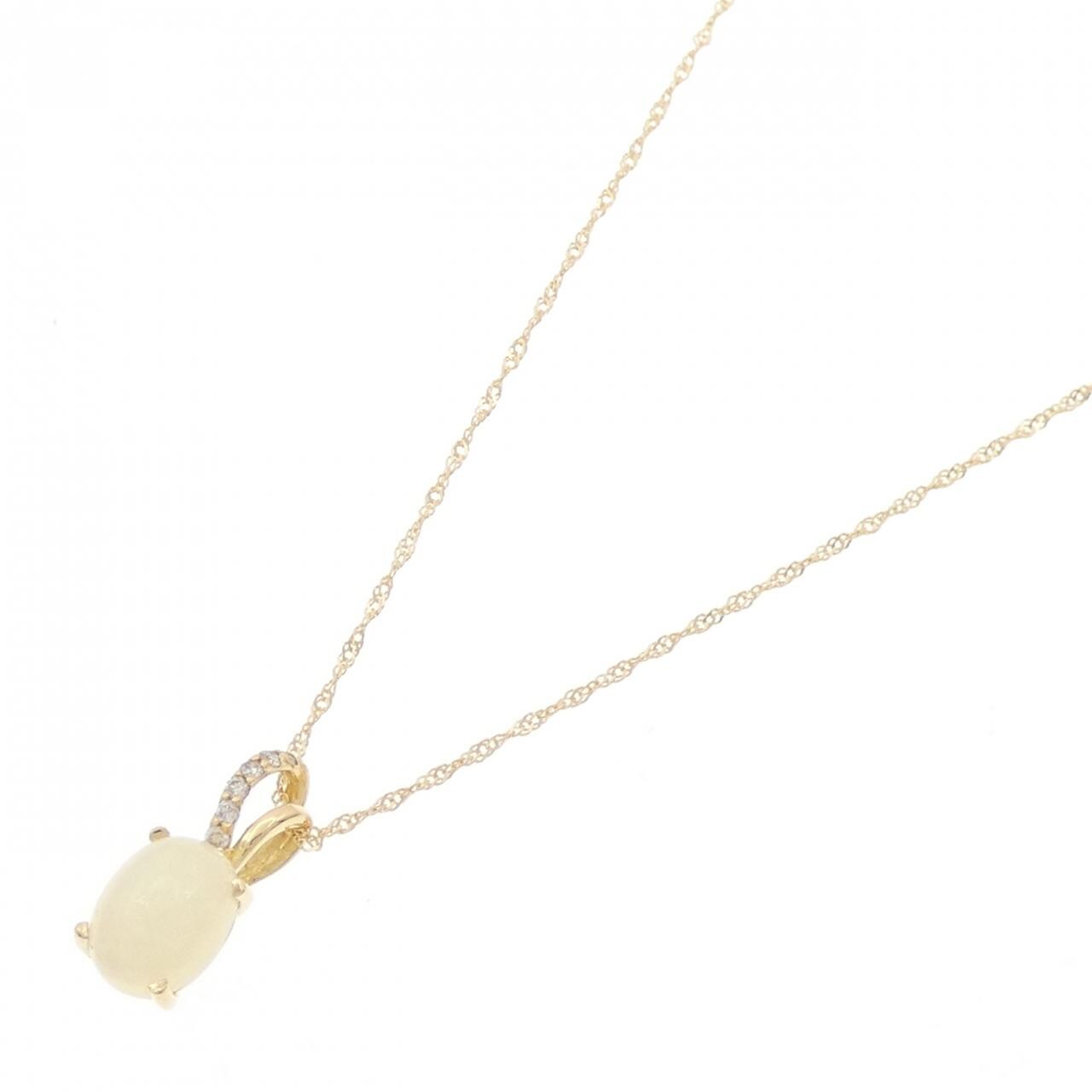 K18YG オパール ネックレス 1.20CT