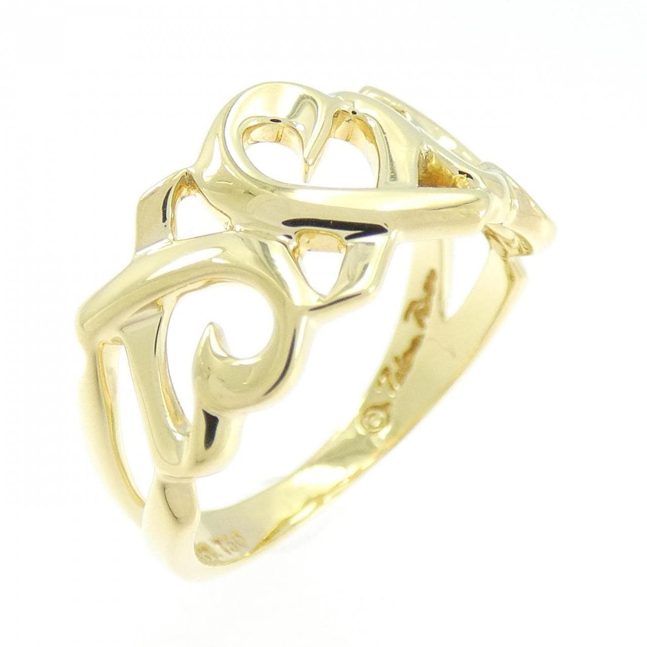 ティファニー トリプルラビングハート リング