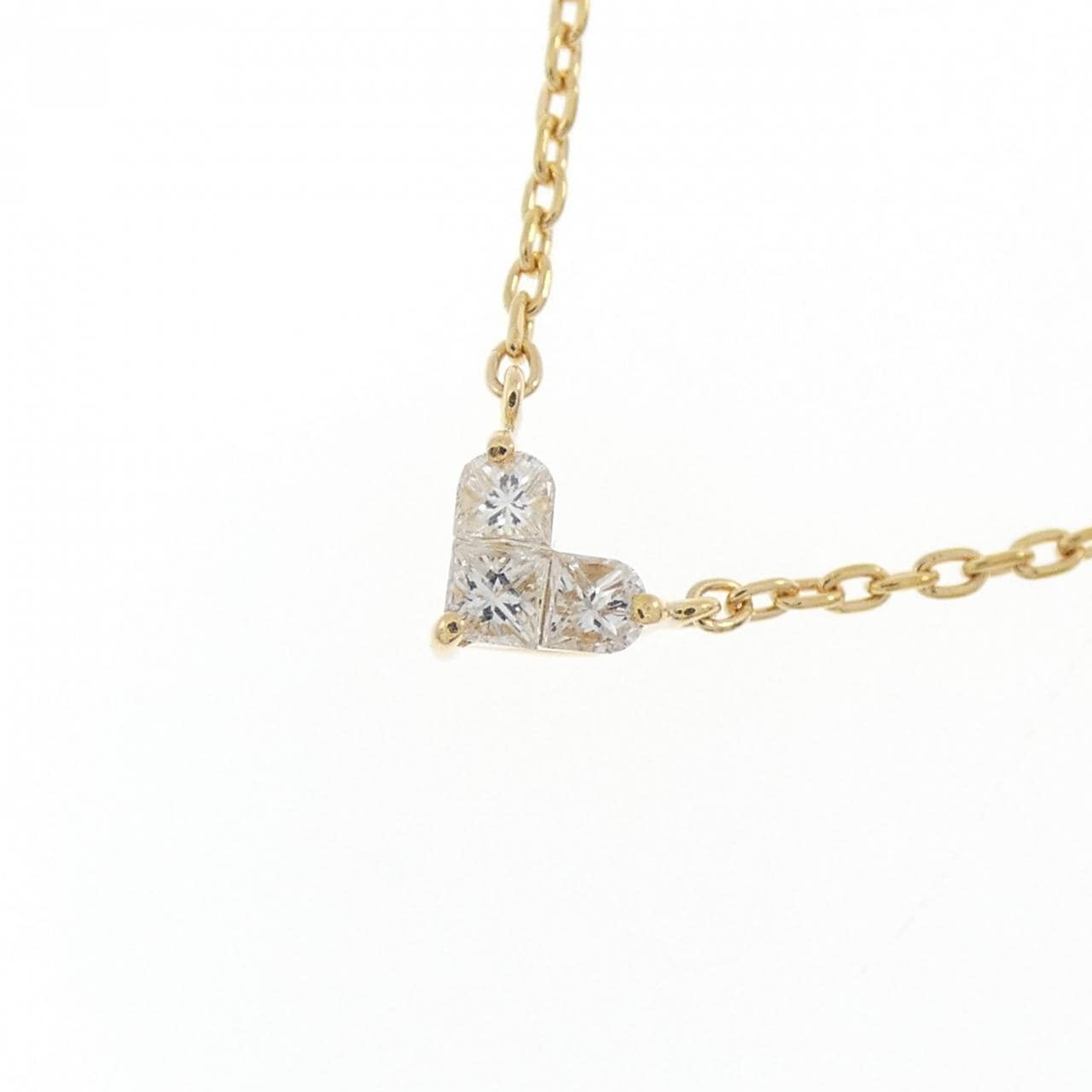 スタージュエリー ミステリアスハート ネックレス 0.10CT