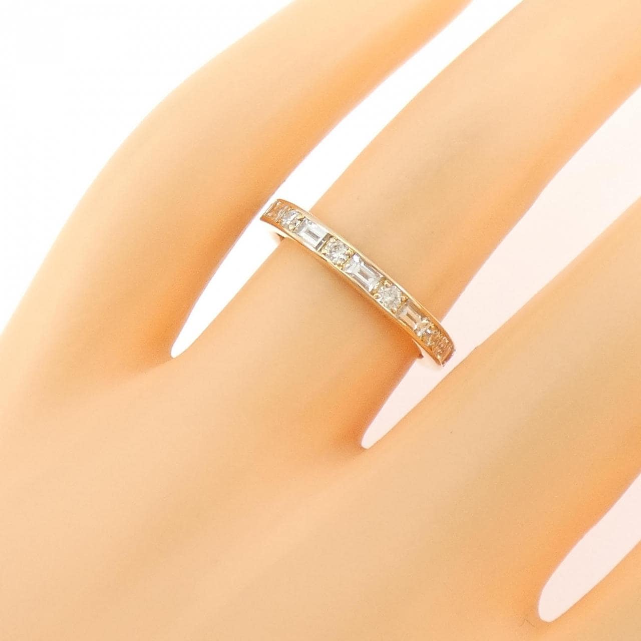 K18PG ダイヤモンド リング 0.86CT