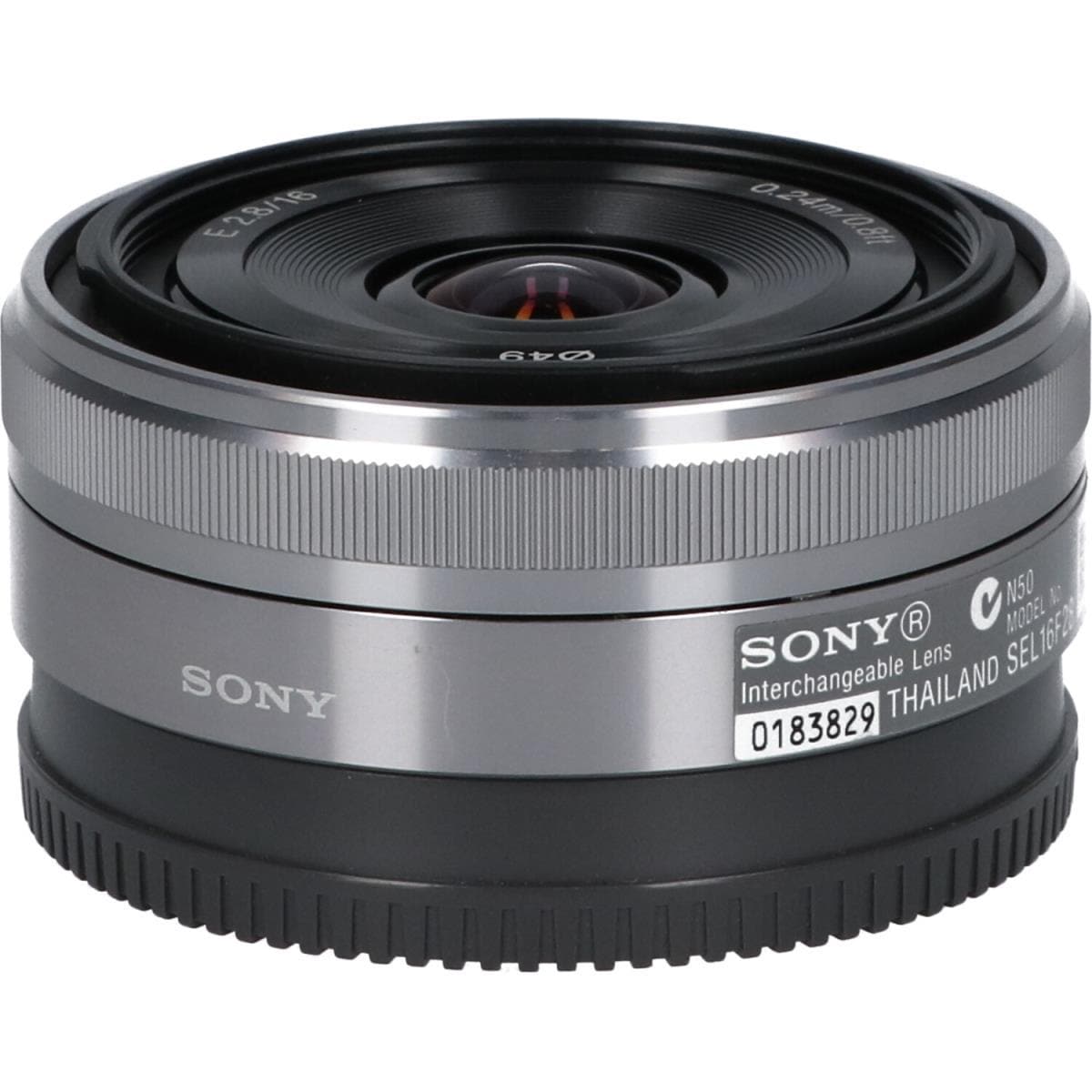 ＳＯＮＹ　Ｅ１６ｍｍ　Ｆ２．８（ＳＥＬ１６Ｆ２８）