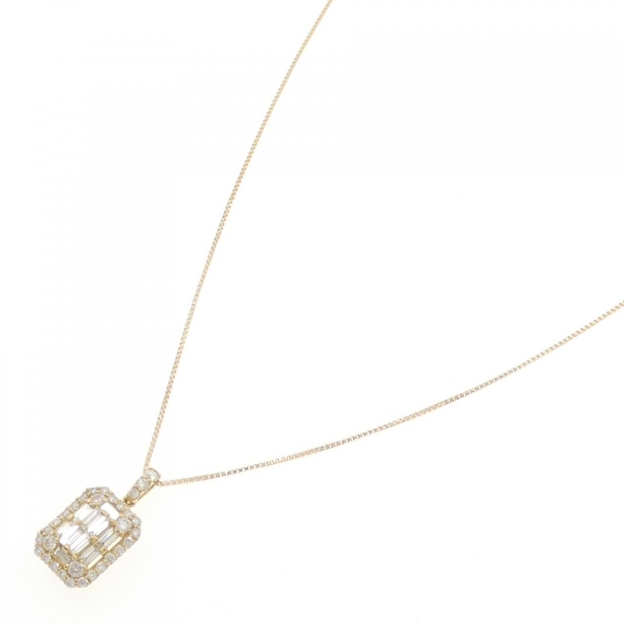 【新品】K18YG ダイヤモンド ネックレス 0.50CT
