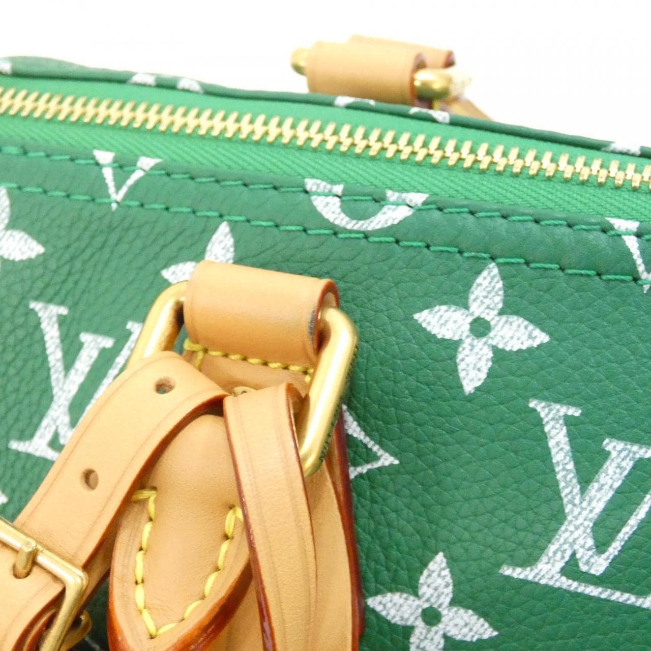 ルイヴィトン モノグラム レザー スピーディ P9 バンドリエール 25cm M24423 ボストンバッグ