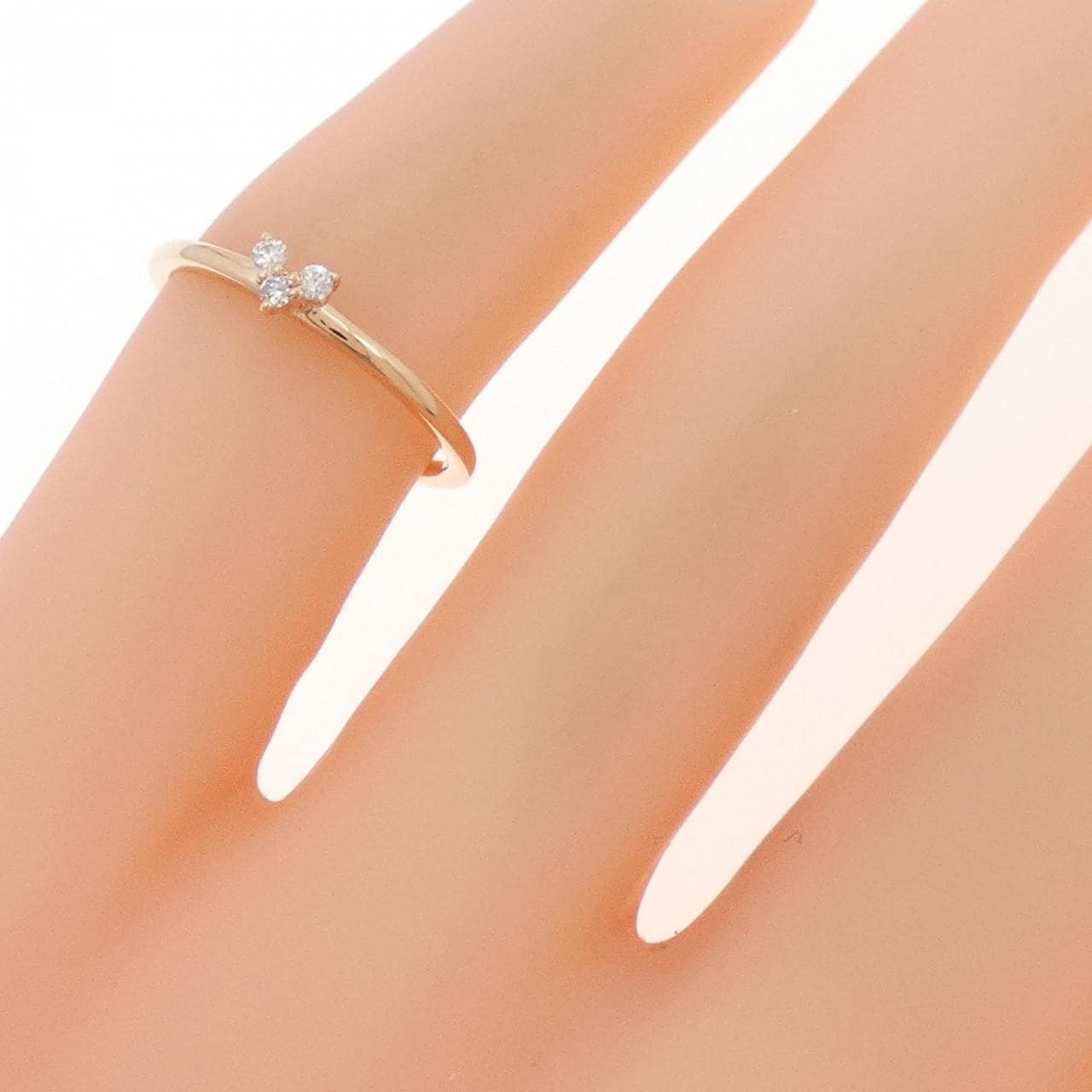 4゜C K10PG ピンキーリング