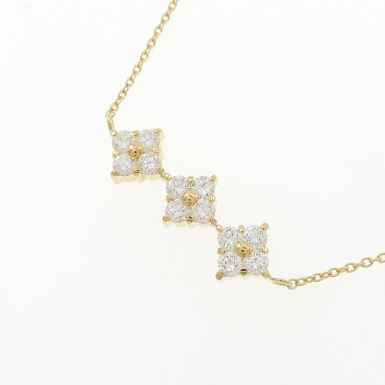 K18YG ダイヤモンド ネックレス