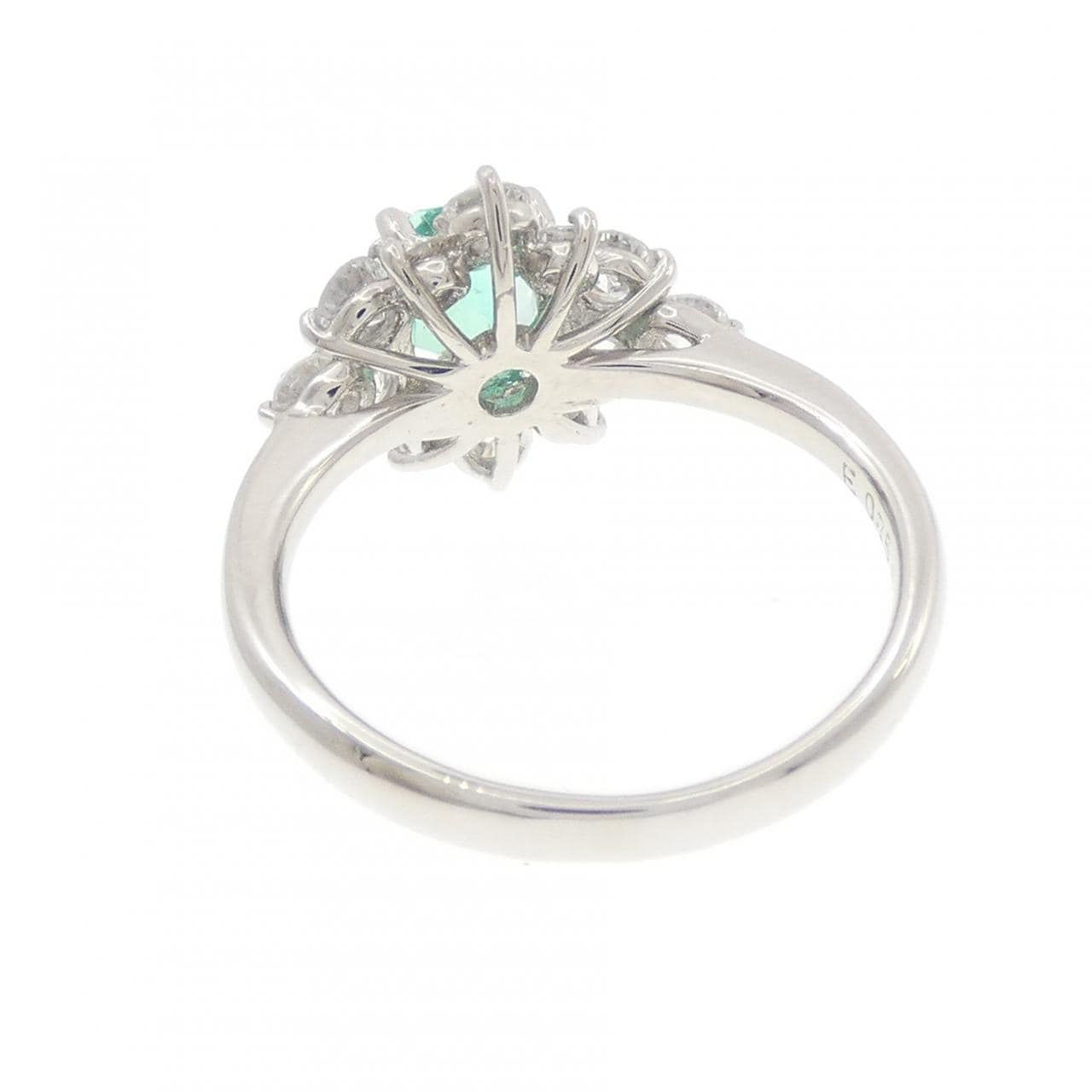 PT900 エメラルド リング 0.75CT