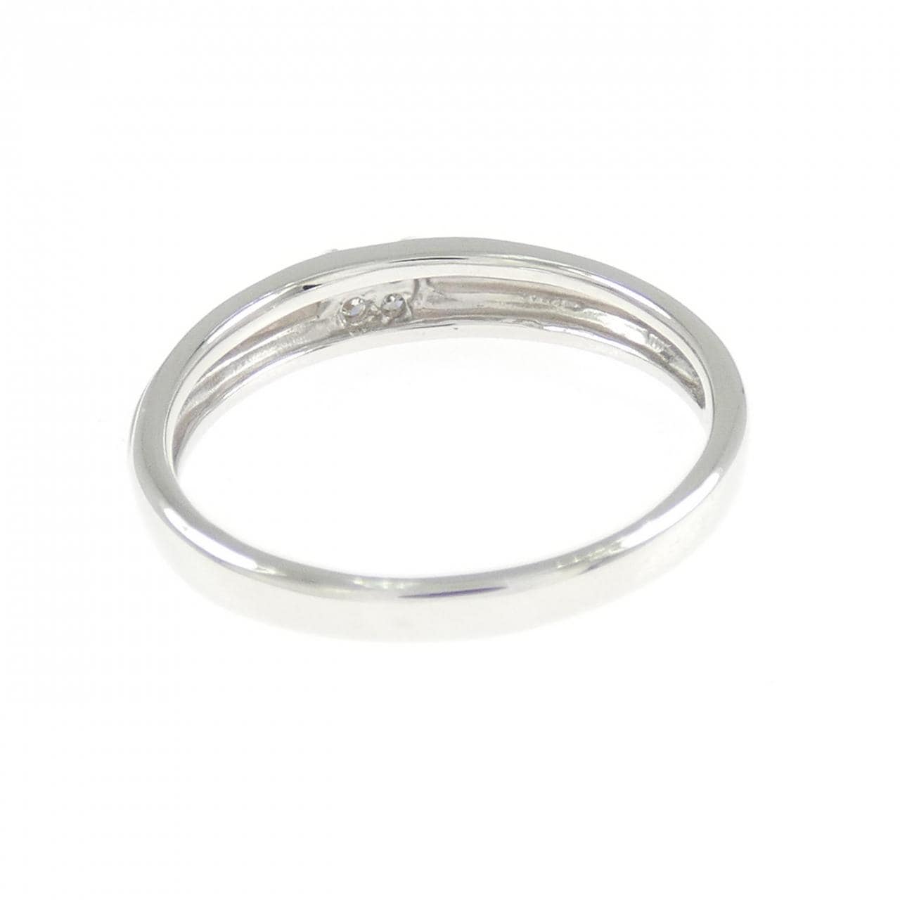 K14WG ダイヤモンド リング 0.04CT