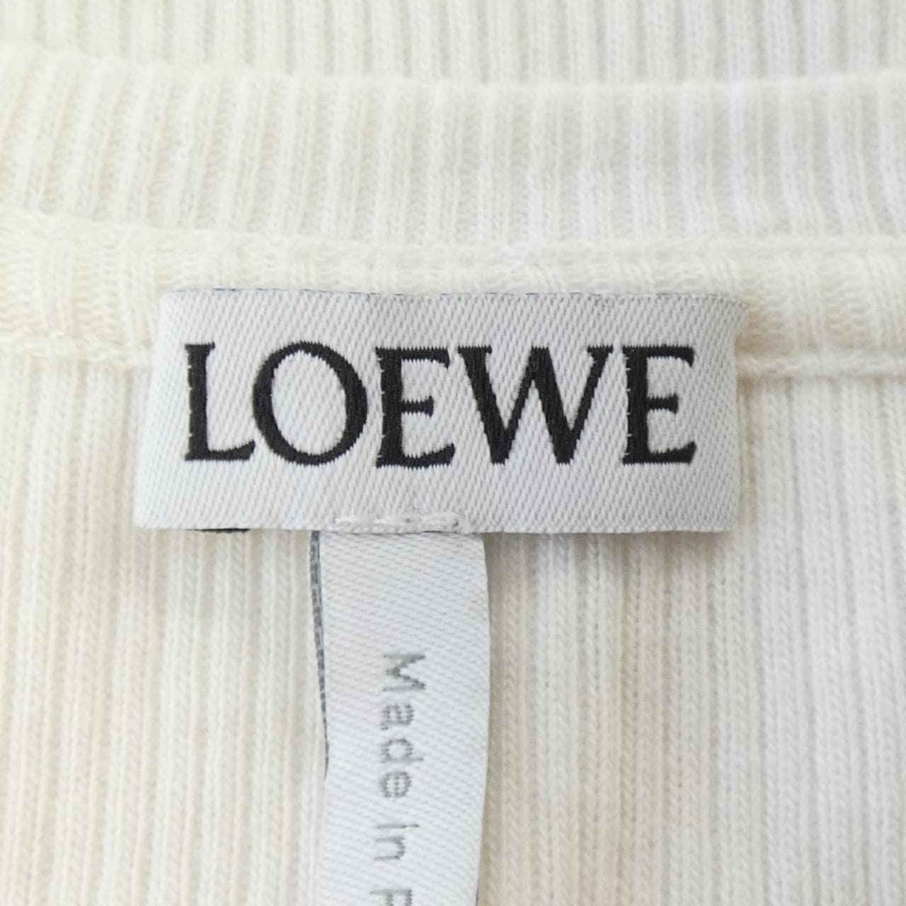 ロエベ LOEWE クロップド　アナグラム S540Y07XAG タンクトップ