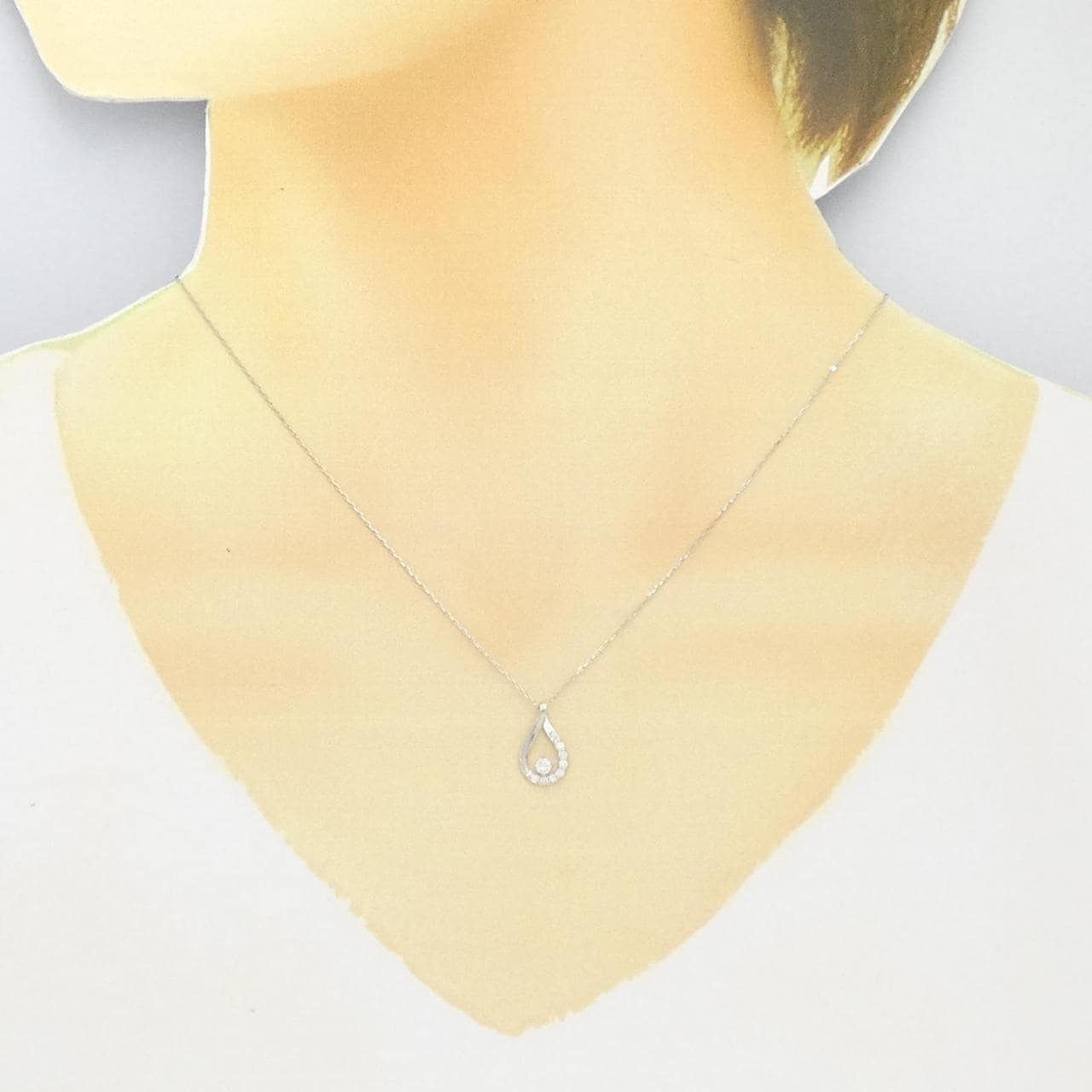 [Remake] PT Diamond Necklace 0.15CT
