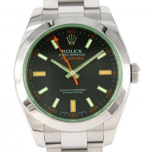ロレックス ミルガウス 116400GV SS 自動巻 V番