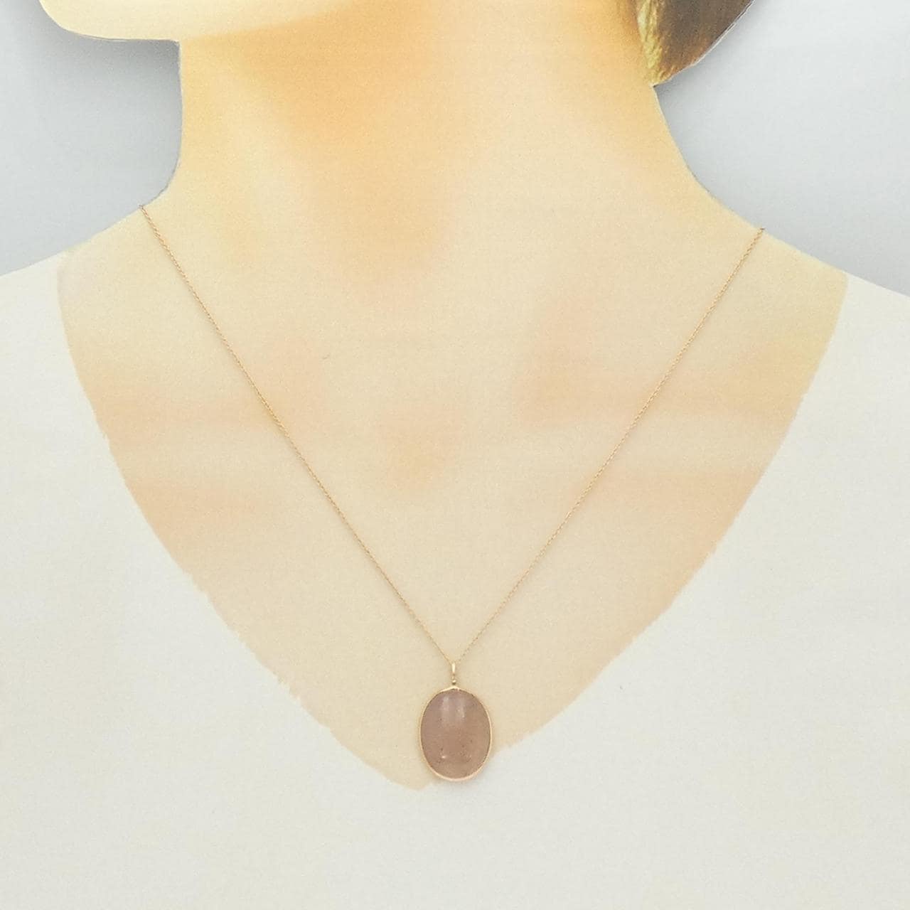 K18PG メノウ ネックレス