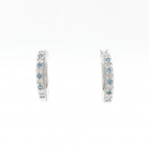 K18WG ダイヤモンド ピアス 0.2CT