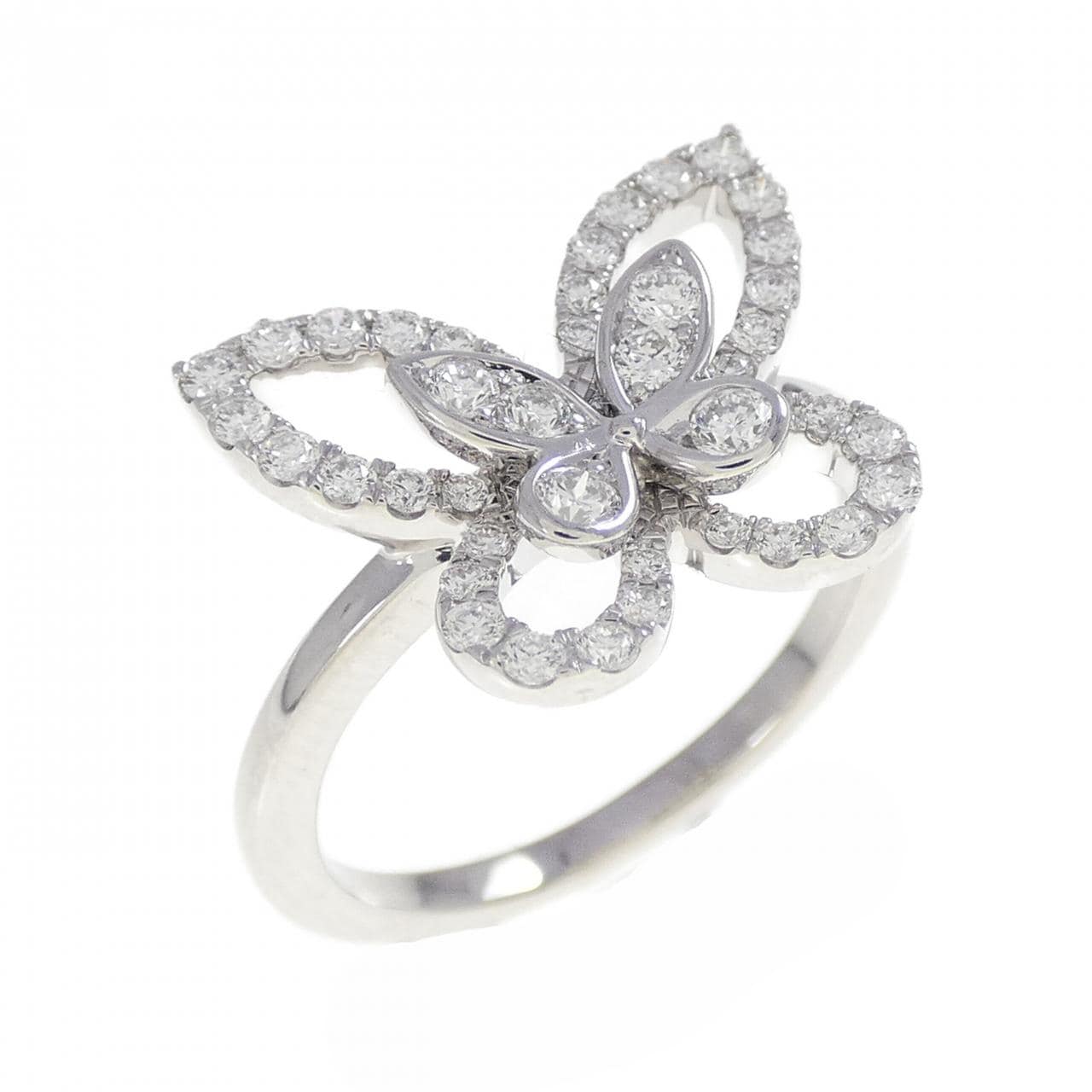 グラフ バタフライ シルエット ミニ リング