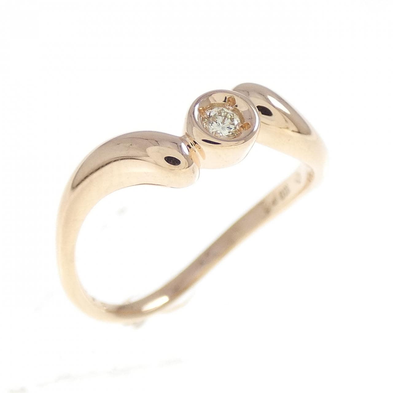 K10PG ダイヤモンド リング 0.03CT